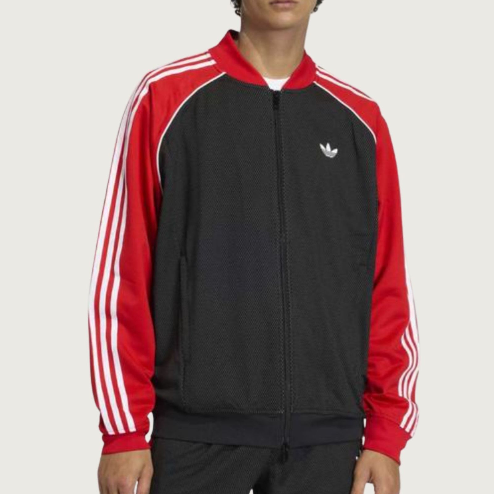 adidas 藤井風さん着用 ルーズメッシュトラックトップ Lサイズ - メルカリ
