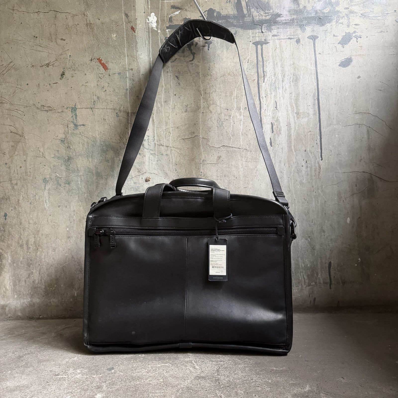 TUMI LARGE EXPANDABLE ORGANIZER COMPUTER BRIEF レザーバッグ 2WAY 