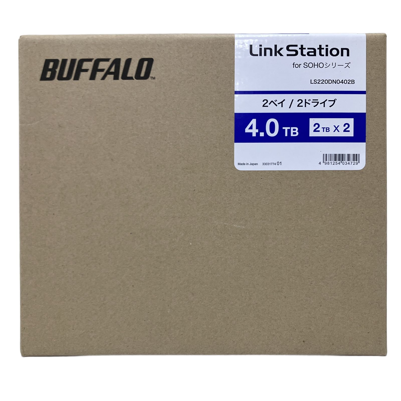 BUFFALO LinkStation LS220DN0402B 4.0TB 【公式通販】 BUFFALO LinkStation LS220DN0402B 4.0TB 【公式通販】