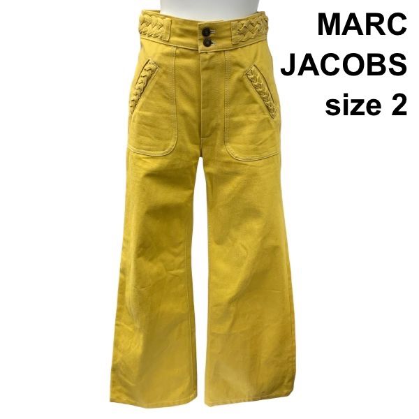 ◇ マークジェイコブス MARC JACOBS 編込 ワイドレッグパンツ ハイ