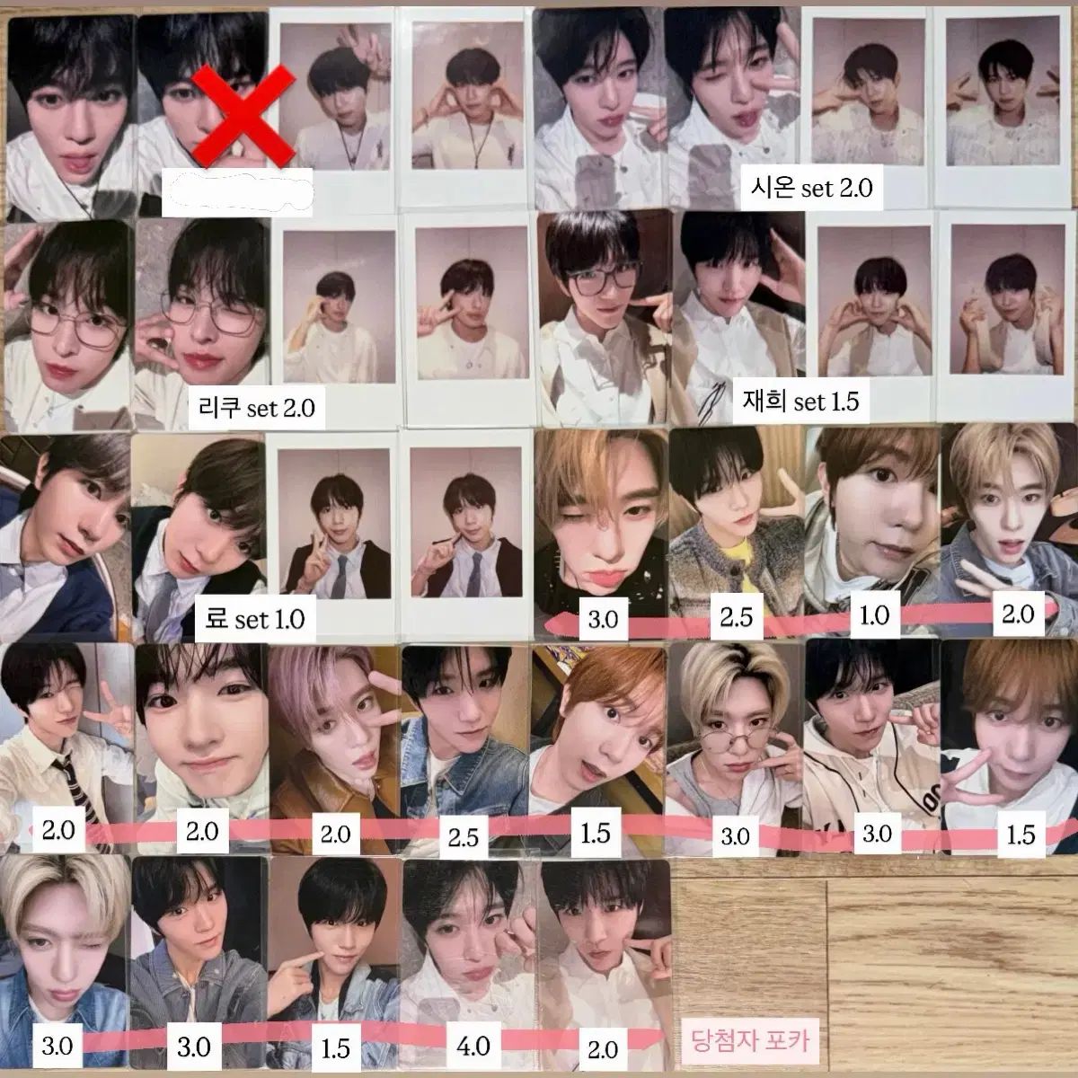 NCT WISH ポップポップ kms カラー シオンリー ク・ユウ シ・ジェヒ