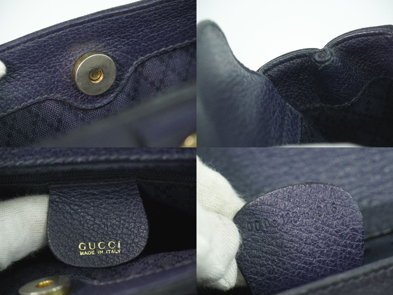 本物 グッチ GUCCI バンブー 2WAY ショルダーバッグ ハンドバッグ