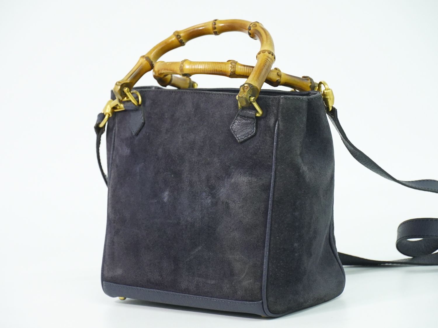 本物 グッチ GUCCI バンブー 2WAY ショルダーバッグ ハンドバッグ