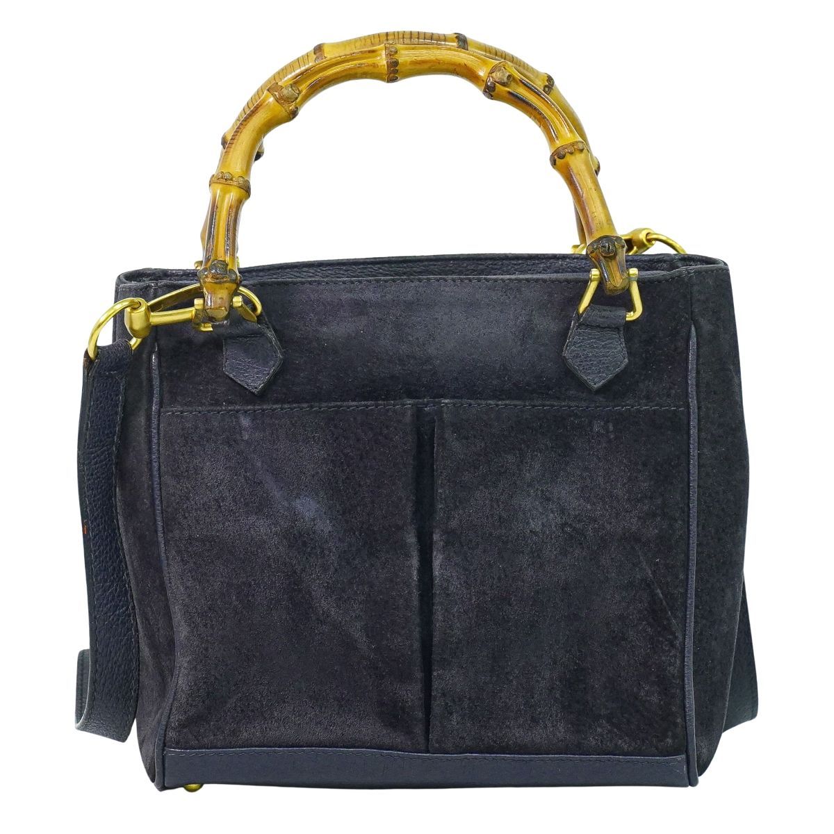 本物 グッチ GUCCI バンブー 2WAY ショルダーバッグ ハンドバッグ