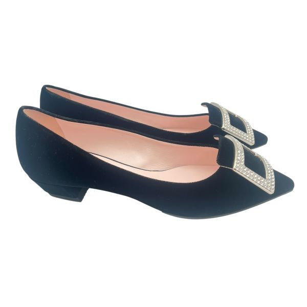未使用 ロジェヴィヴィエ Roger Vivier フラットパンプス トレ
