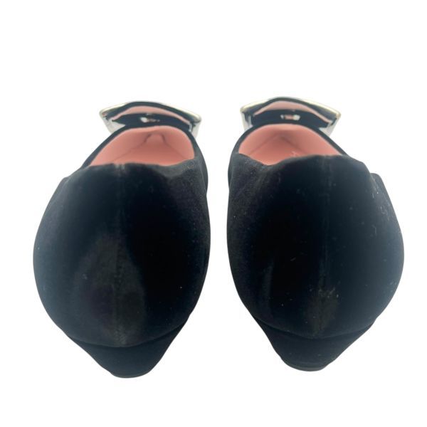 未使用 ロジェヴィヴィエ Roger Vivier フラットパンプス トレ