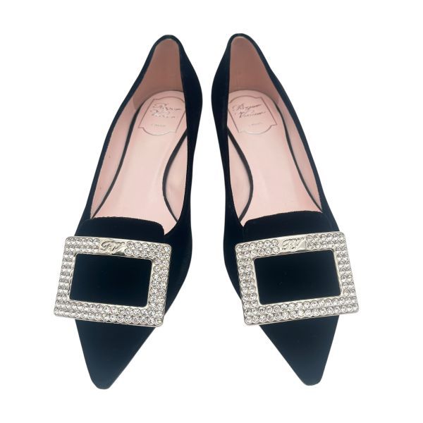 未使用 ロジェヴィヴィエ Roger Vivier フラットパンプス トレ