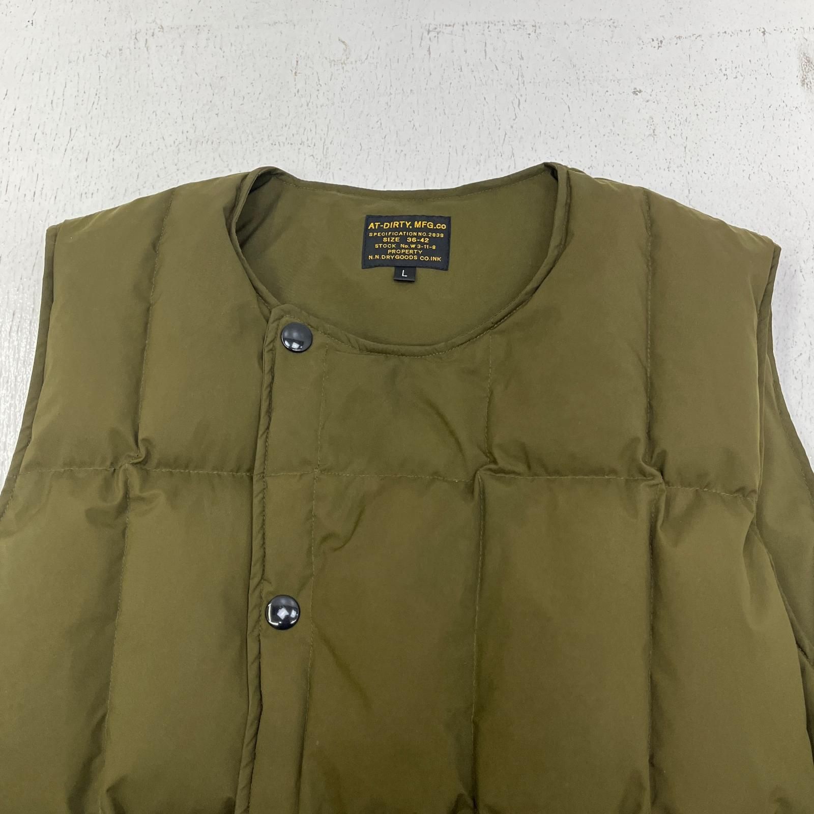 加古川店】 中古 AT DIRTY | アットダーティー ダウンベスト ATD-ARMOR 