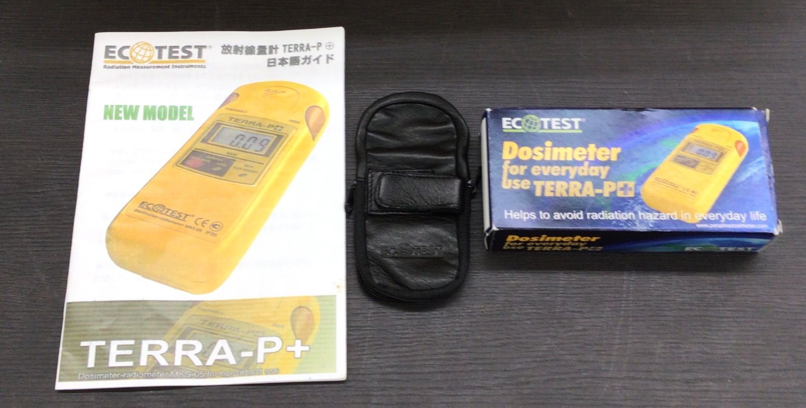 【中古・現状品】ECOTEST TERRA -P＋ 放射線測定器　MKS-05　通電確認済み　K-371