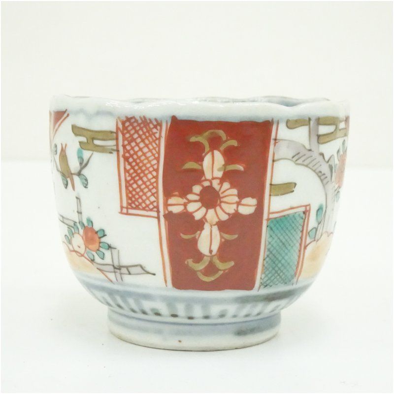 伊万里焼 錦手花鳥文向付5客 器 和食器 おしゃれ 懐石 料理 割烹 骨董