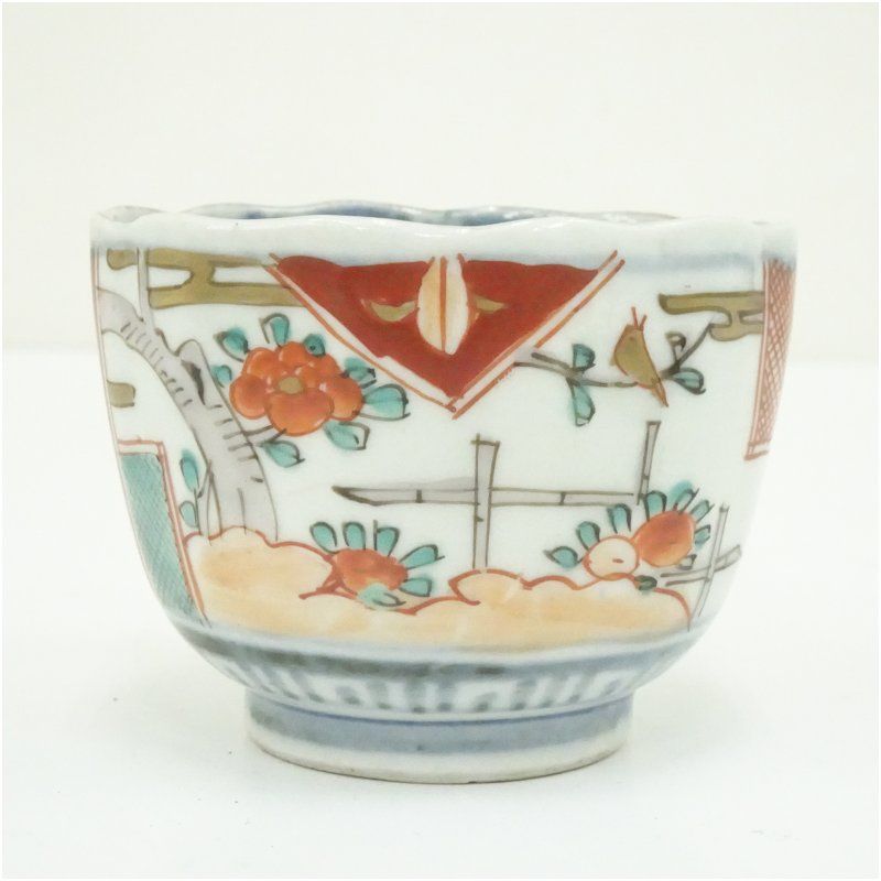 伊万里焼 錦手花鳥文向付5客 器 和食器 おしゃれ 懐石 料理 割烹 骨董