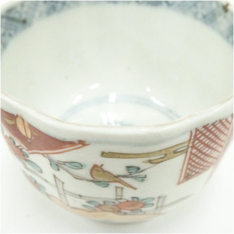 伊万里焼 錦手花鳥文向付5客 器 和食器 おしゃれ 懐石 料理 割烹 骨董