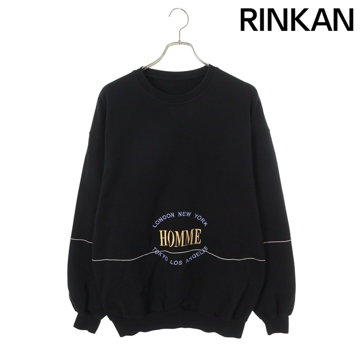 バレンシアガ 17AW 485994 TWK22 HOMME刺繍オーバーサイズスウェット