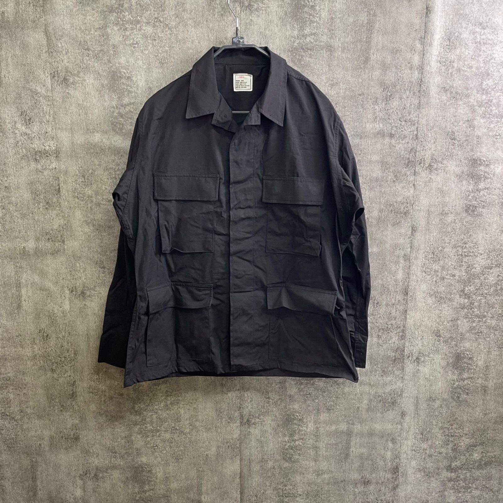1997年製 ビンテージ 米軍 実物 ブラック BDU ジャケット S‐S