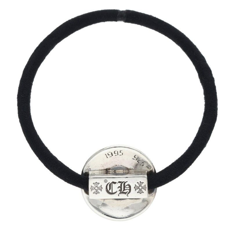 クロムハーツ HAIRBAND/クロスボールボタンヘアゴム シルバーコンチョ