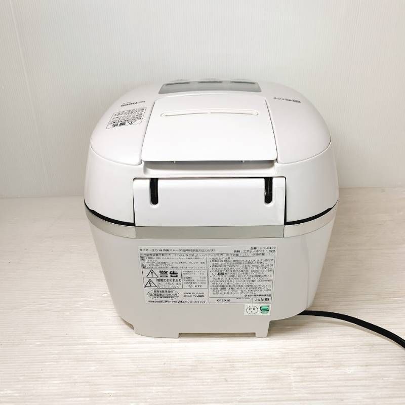 タイガー TIGER 圧力IH炊飯ジャー JPC-G100 5.5合 炊飯器 - メルカリ