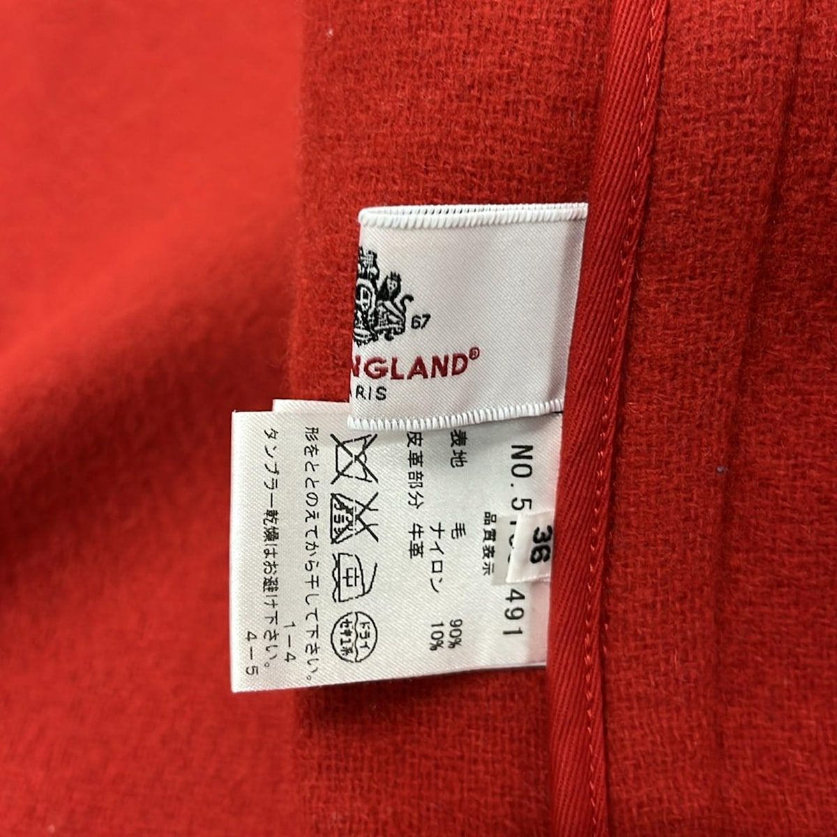 OLD ENGLAND(オールドイングランド) ダッフルコート サイズ36 S