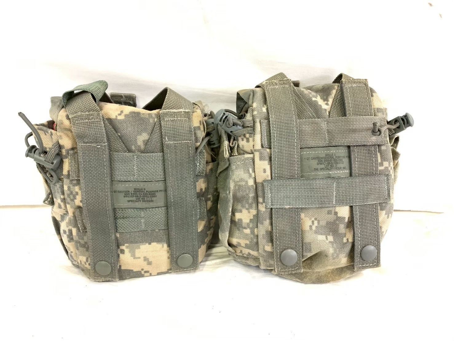 米軍放出品】US-ARMY MOLLE2 キャンティーンポーチ 2個 1QTキャン