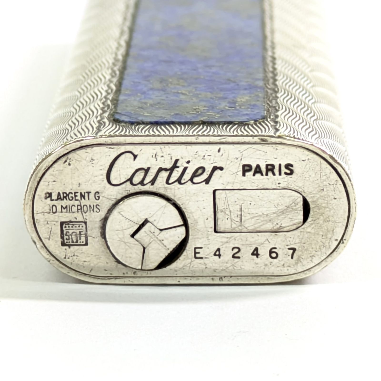 着火OK!Cartier/カルティエ PLARGENT G 30 MICRONS シルバー ガス