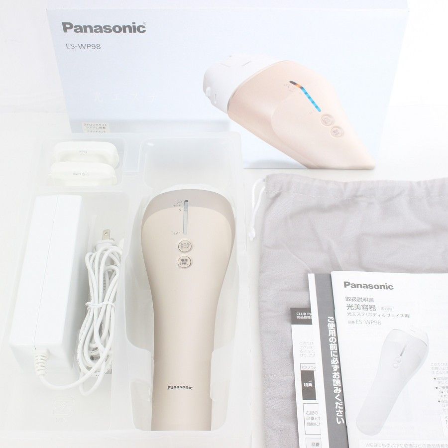 Panasonic Panasonic 光エステ脱毛器 ゴールドES-WP98-N ⁄ 光 Panasonic Panasonic 光エステ脱毛器 ゴールドES-WP98-N ⁄ 光
