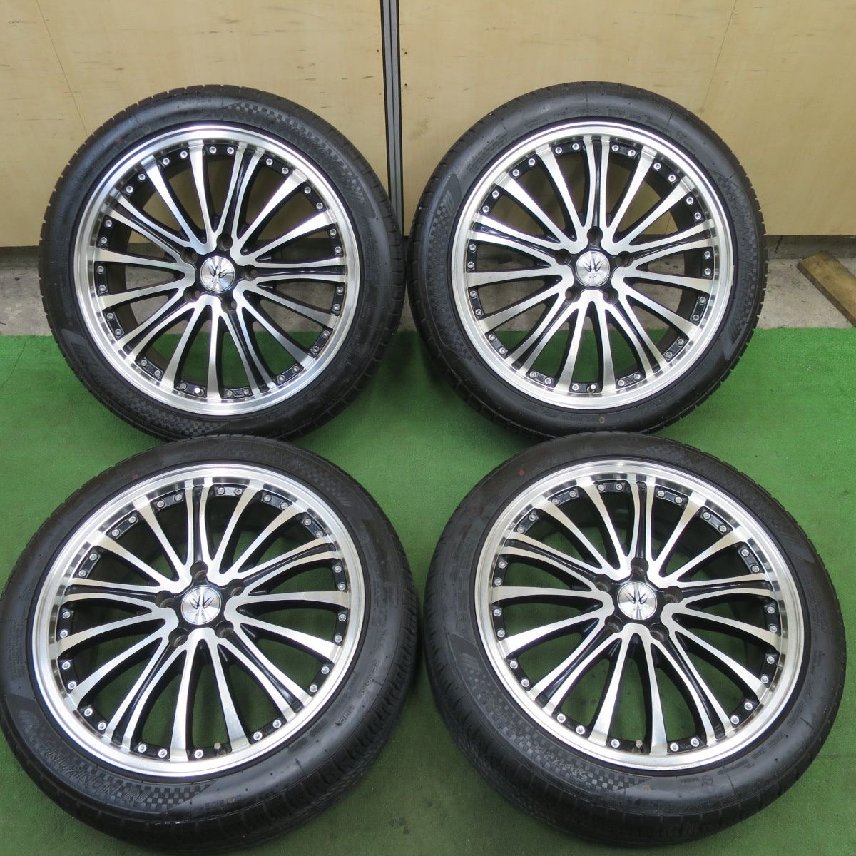 バリ溝！24年！9分☆LOXARNY EX BADX 215/45R18 ナンカン Sportnex NS 