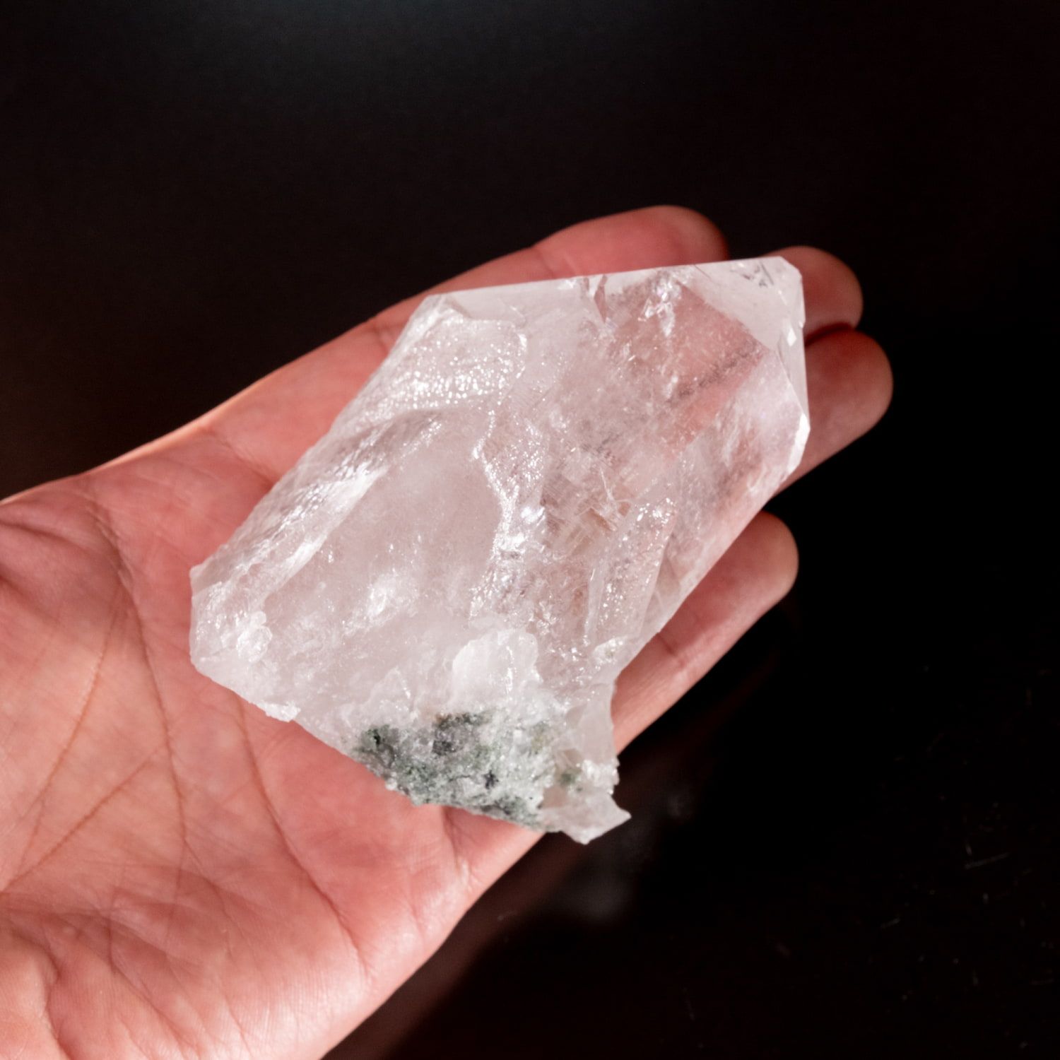 一点物】 ヒマラヤ水晶原石 【284.5g】透明・クローライト