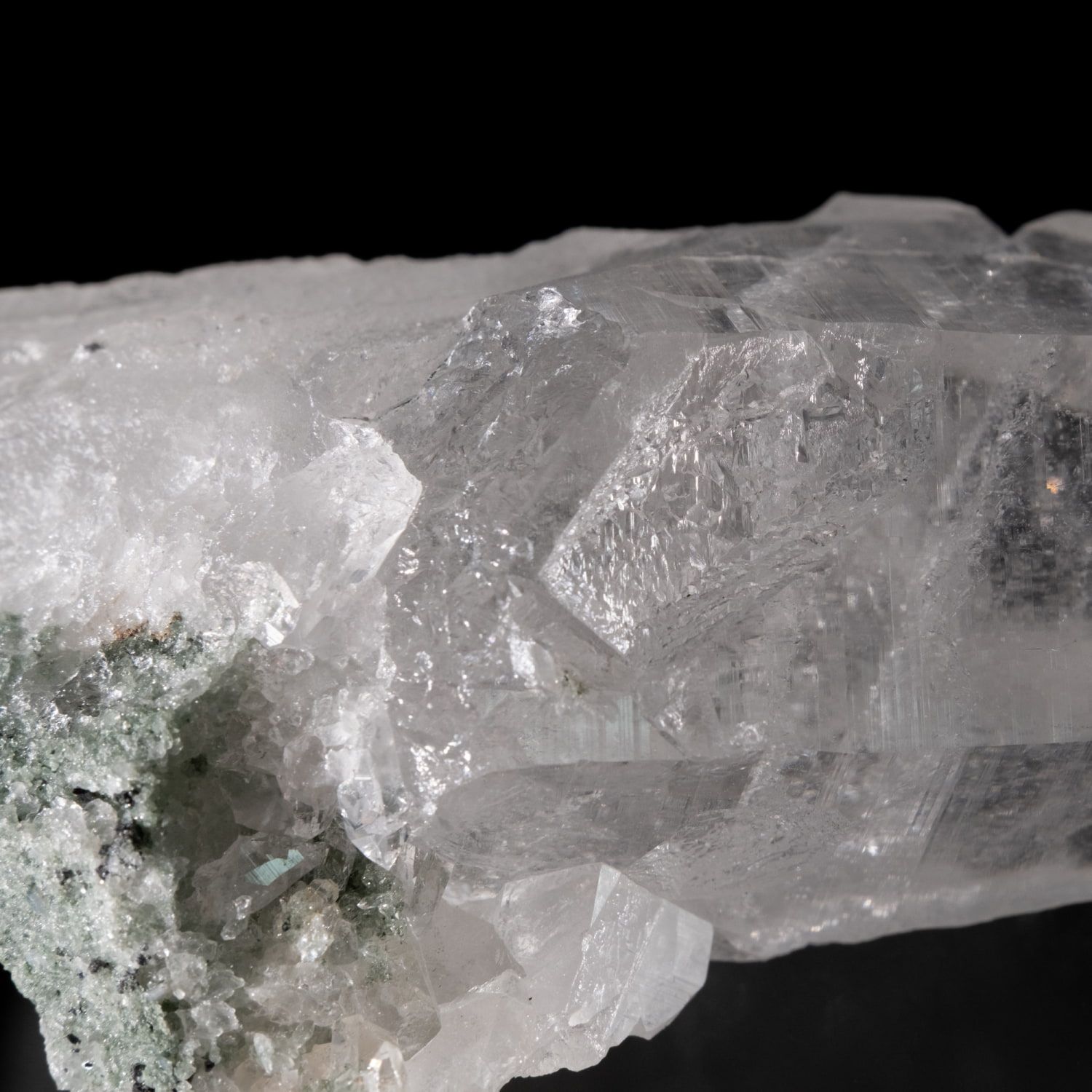 一点物】 ヒマラヤ水晶原石 【284.5g】透明・クローライト