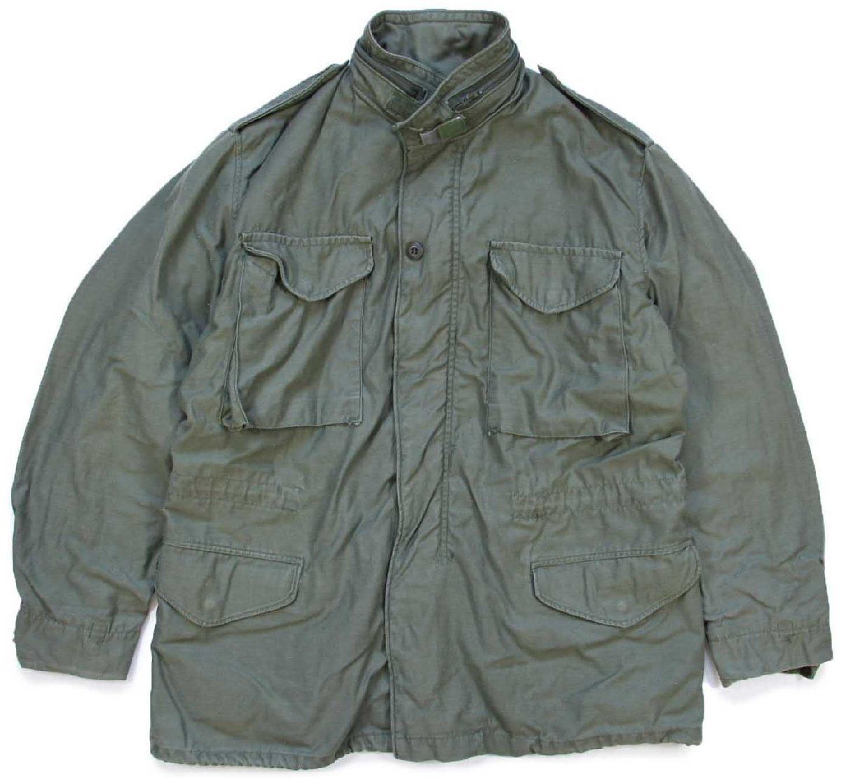 80s 米軍 U.S.ARMY M-65 フィールドジャケット オリーブグリーン M-R