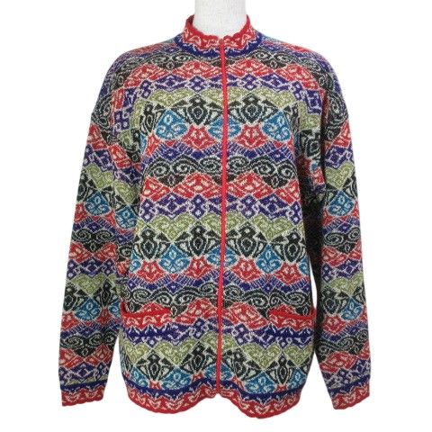 ミッソーニ MISSONI ヴィンテージ ニットカーディガン OPTIジッパー