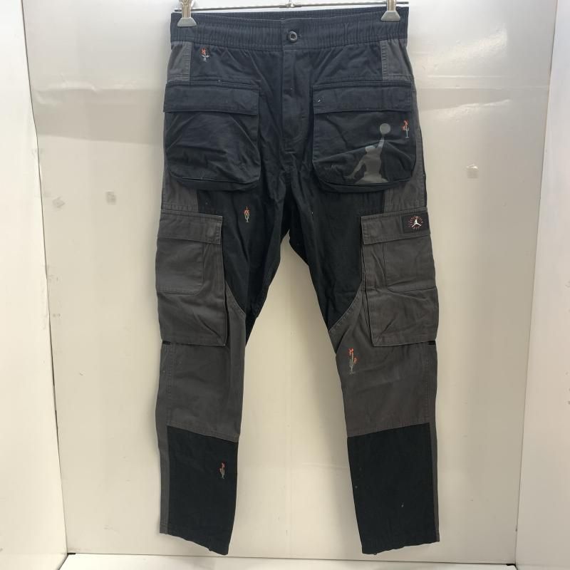 中古】NIKE × TRAVIS SCOTT JORDAN CARGO PANTS サイズXS 黒[92