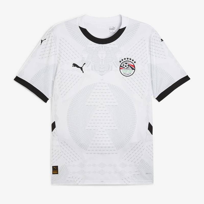 【送料無料・匿名配送】PUMA プーマ エジプト代表 2025 公式 アウェイ シャツ 白 新品 正規品 日本未発売 サラー 7つ星 2026W杯予選