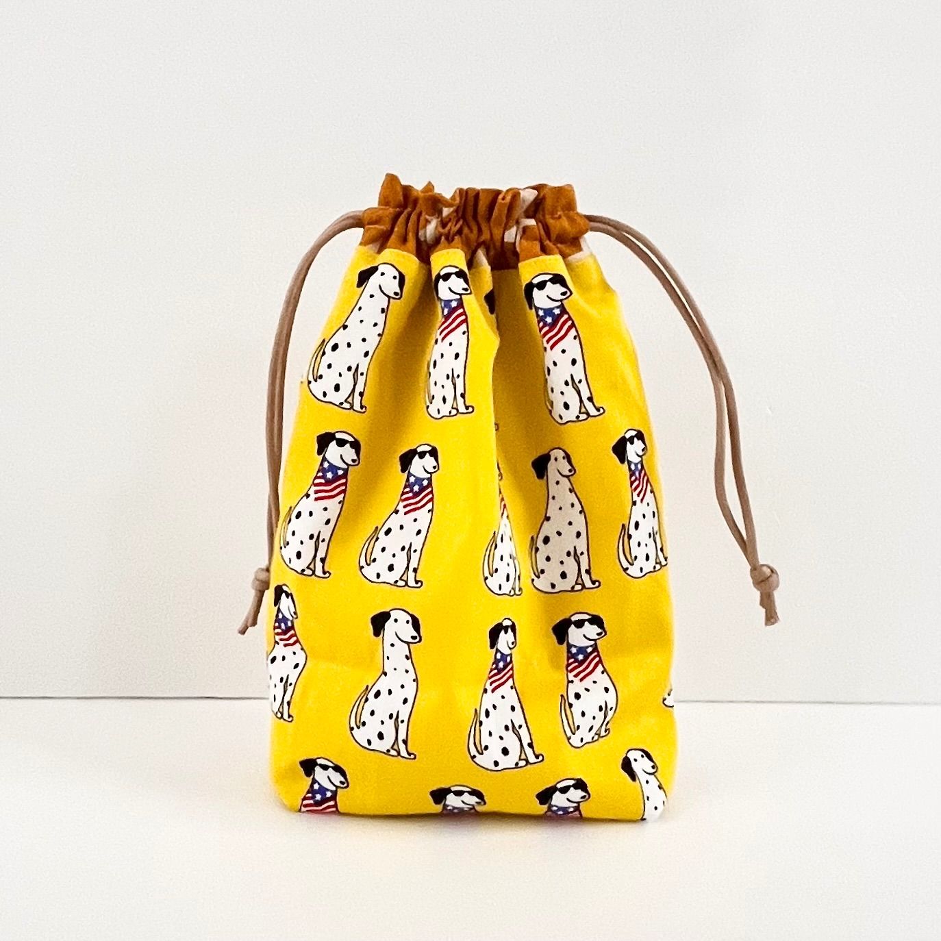 給食袋 コップ袋 ☆ダルメシアン☆ イエロー 男の子 - メルカリ
