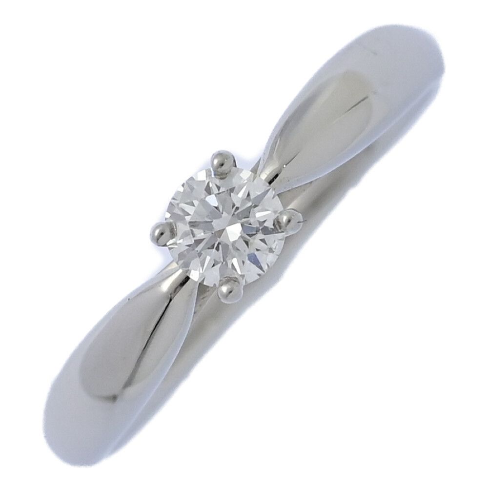 レディース 美品 TIFFANY＆Co 0.19ct ティファニー ハーモニー 1粒 