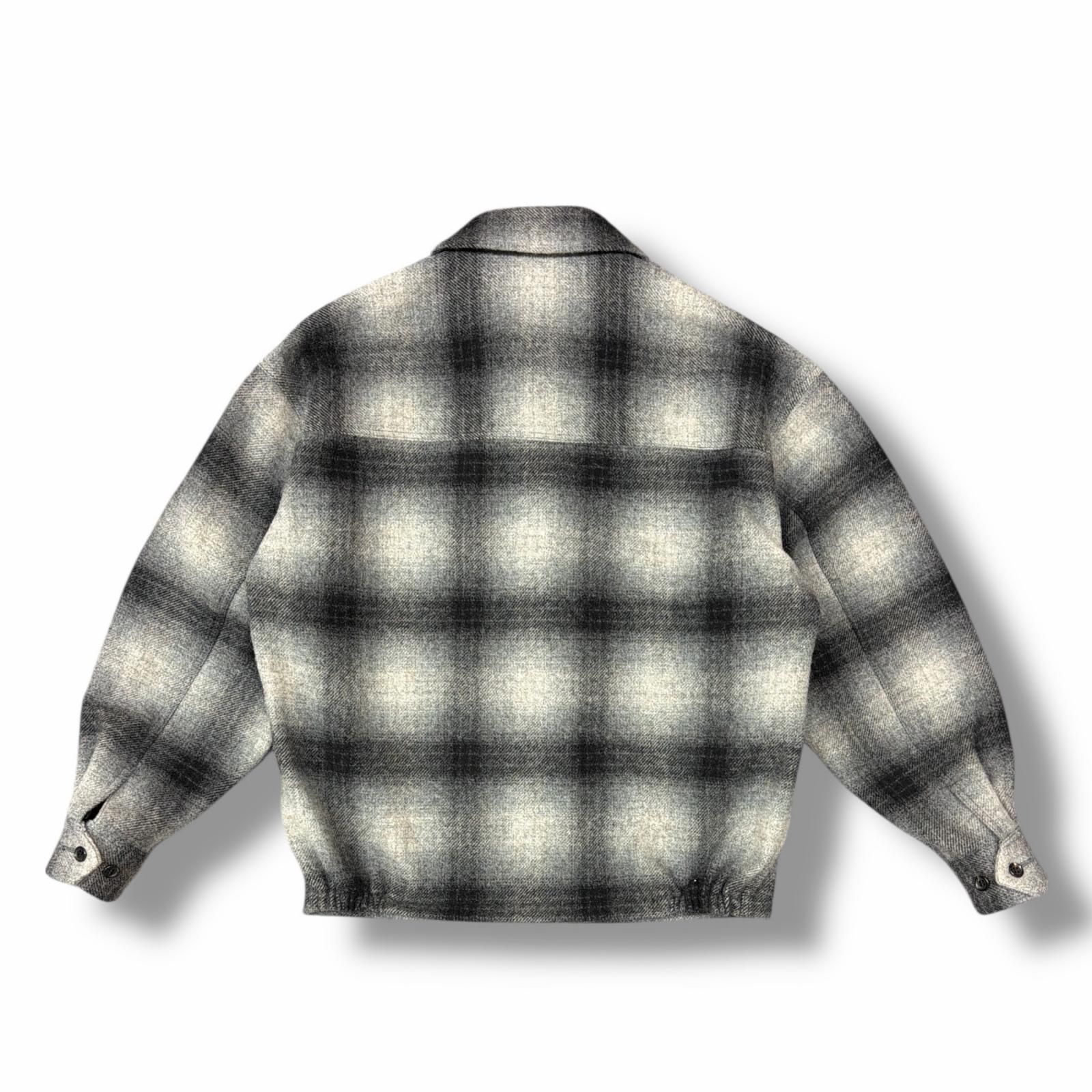 参考上代75900円 WACKO MARIA 24AW OMBRE CHECK 50