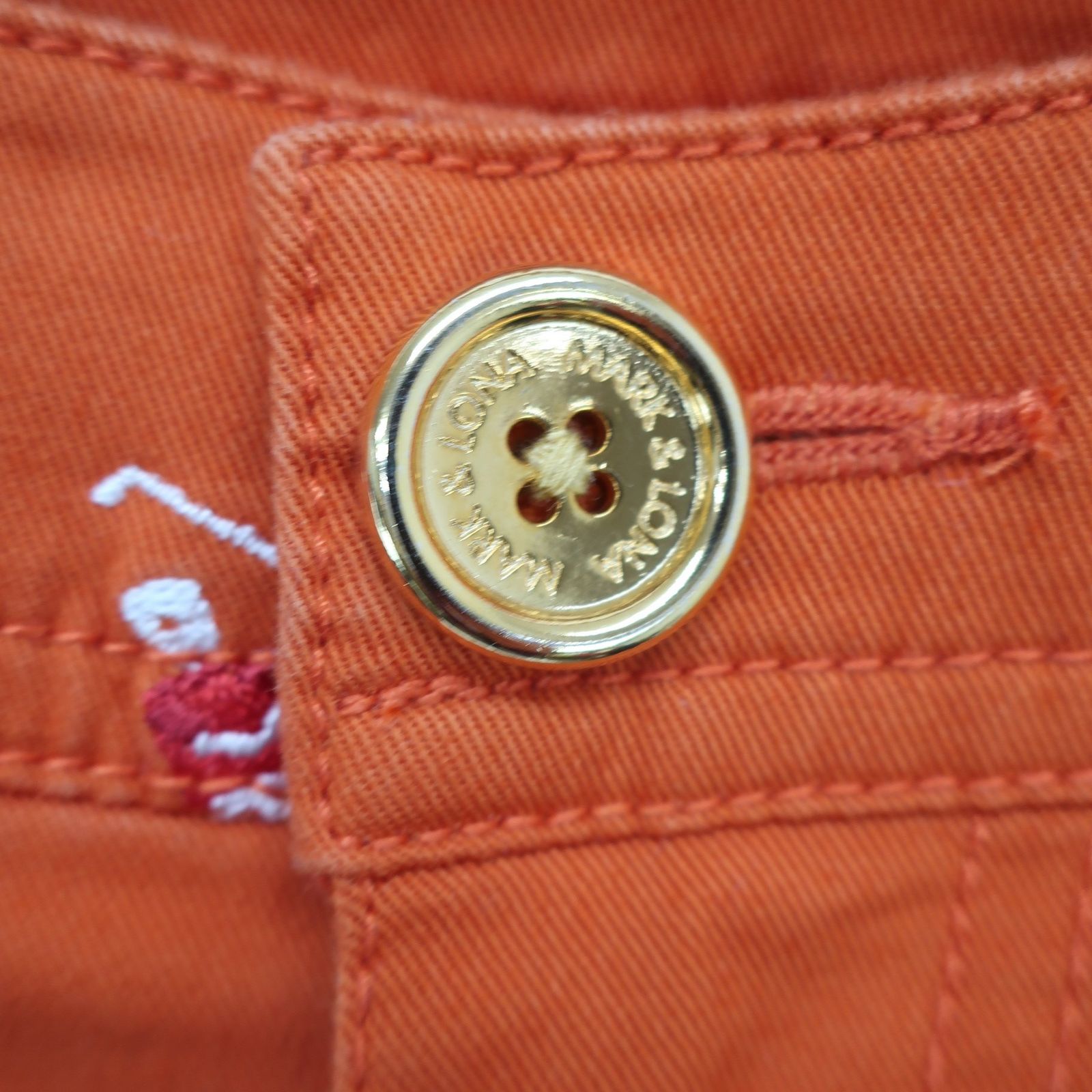 美品】MARK&LONA(マークアンドロナ) ショートパンツ オレンジ