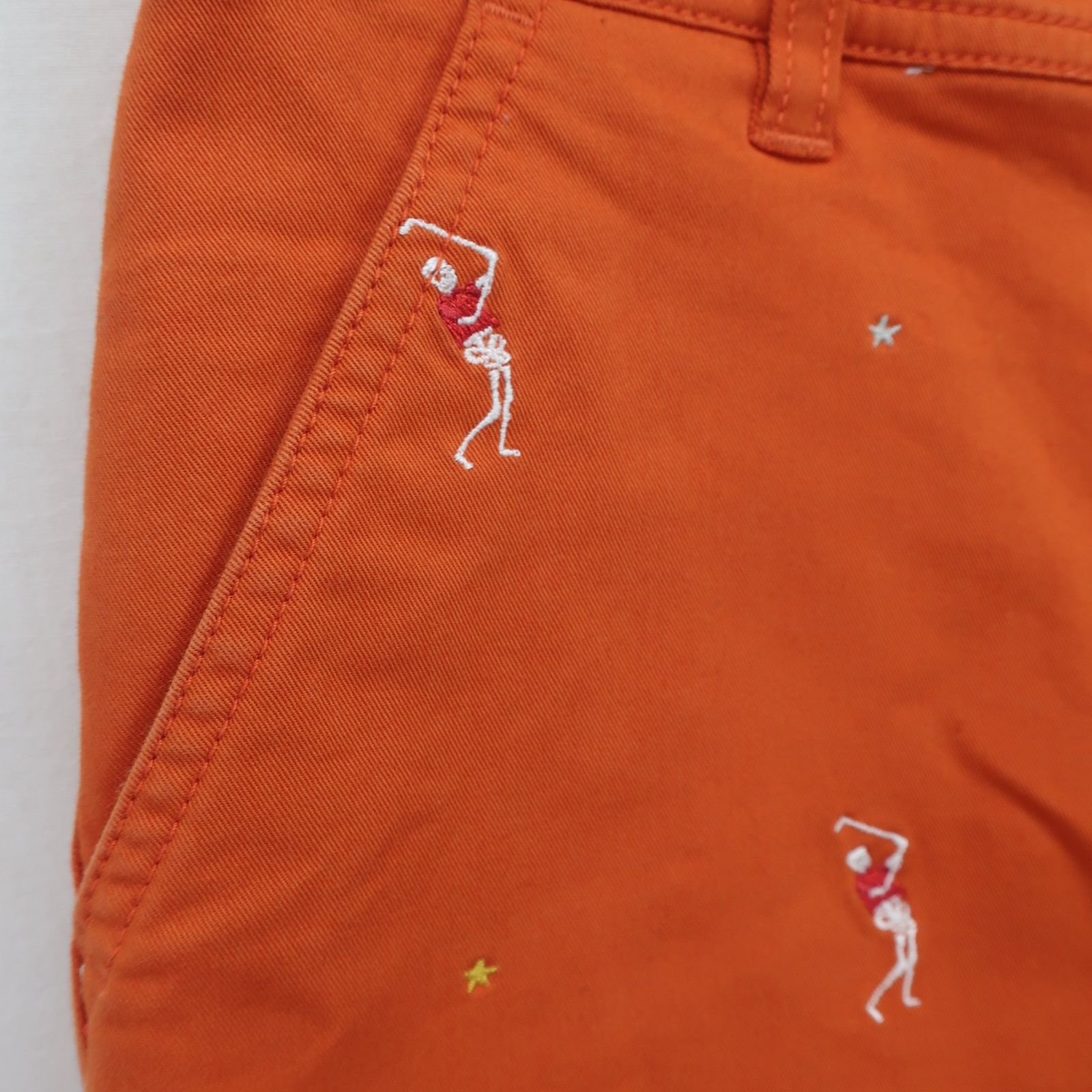 美品】MARK&LONA(マークアンドロナ) ショートパンツ オレンジ