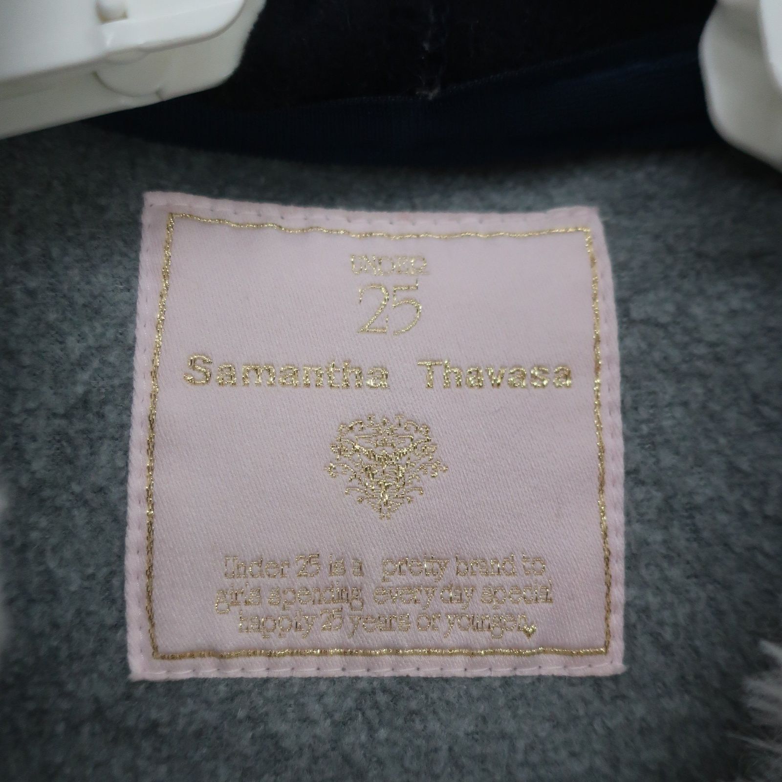 美品】Samantha Thavasa(サマンサタバサ) ベスト グレーネイビー