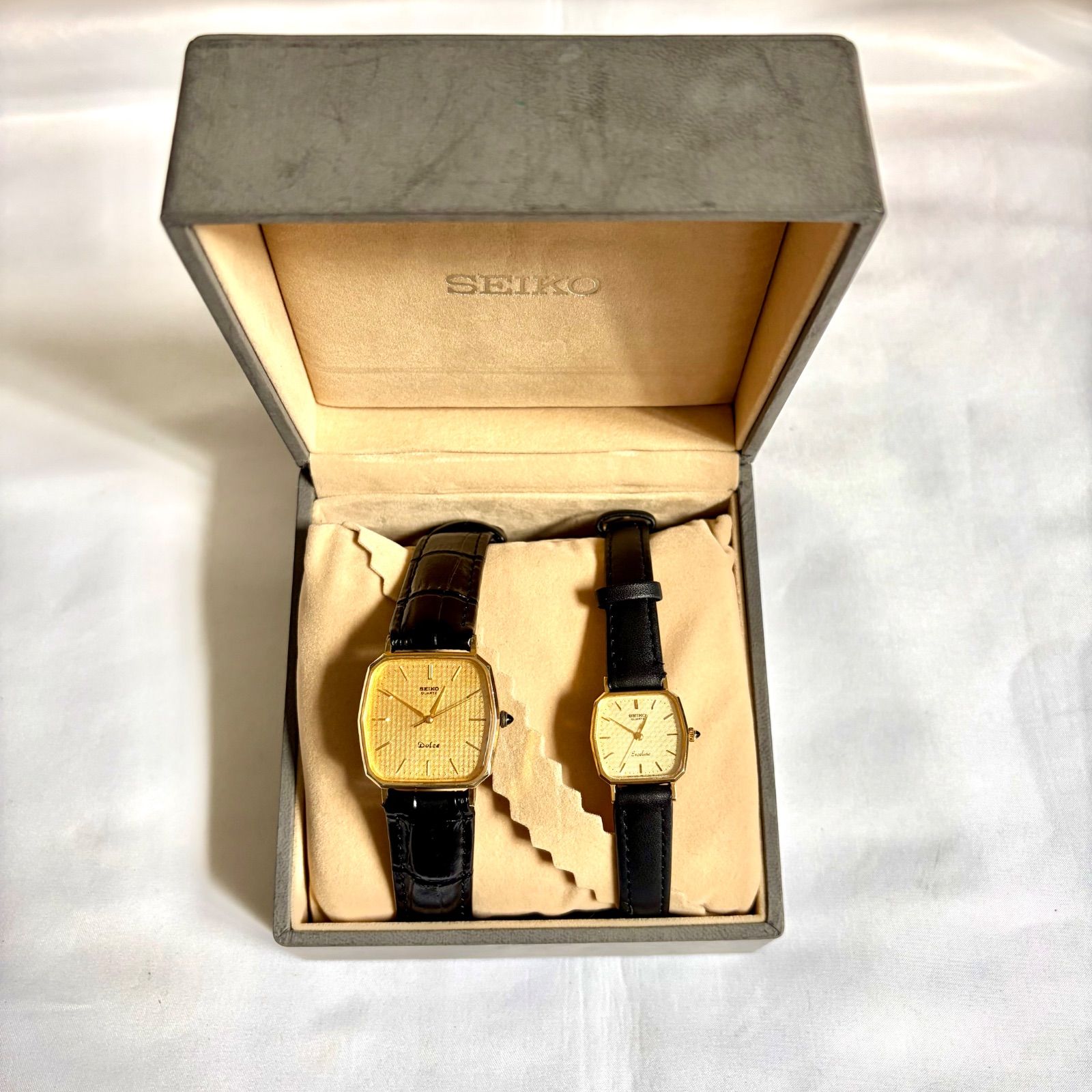 箱付/ペアウォッチ/新品電池】SEIKO セイコー Dolce ドルチェ Exceline