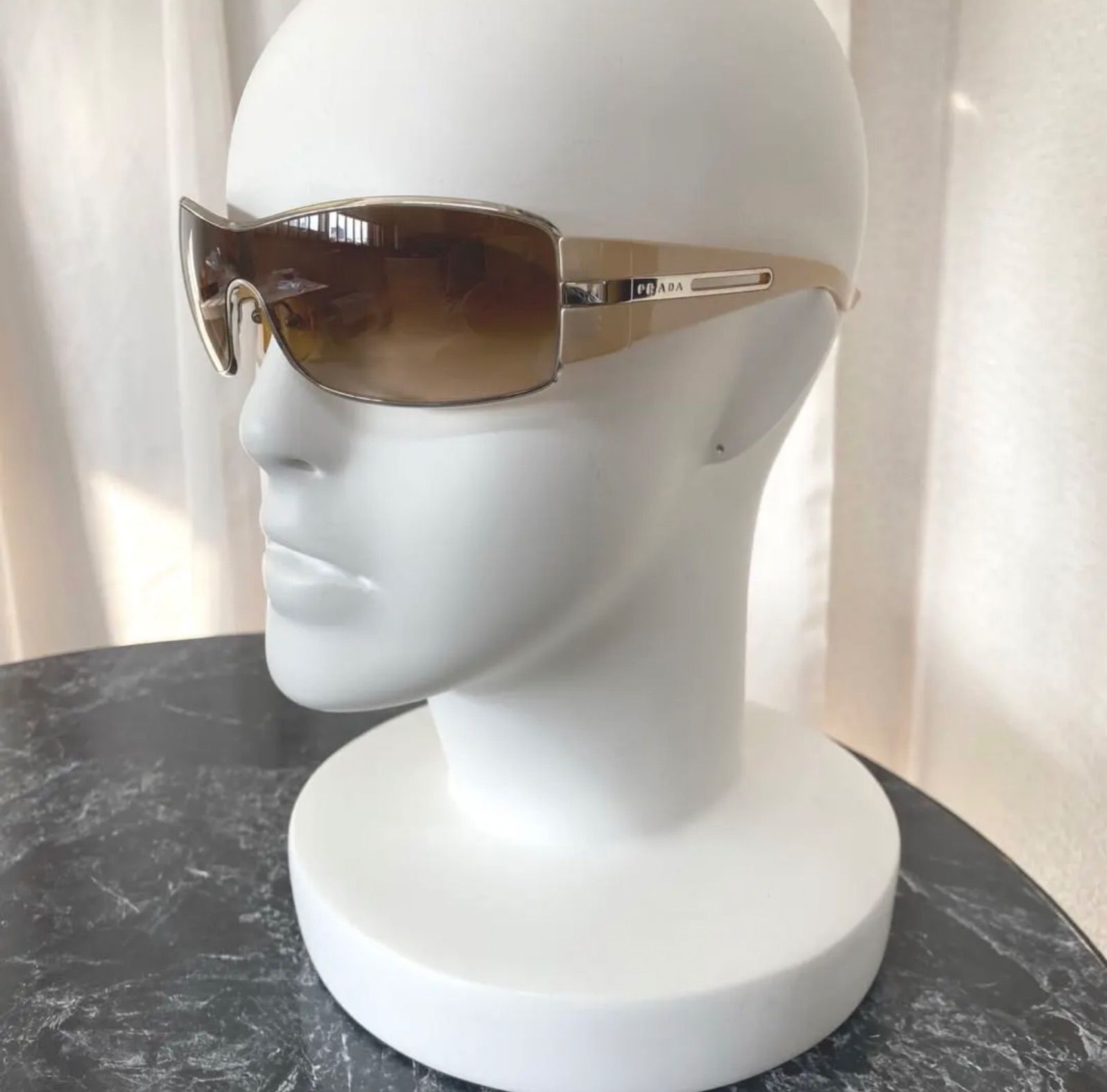 Prada SPR56H Sunglasses 1BC-6S1 125 Brown Used | eBay