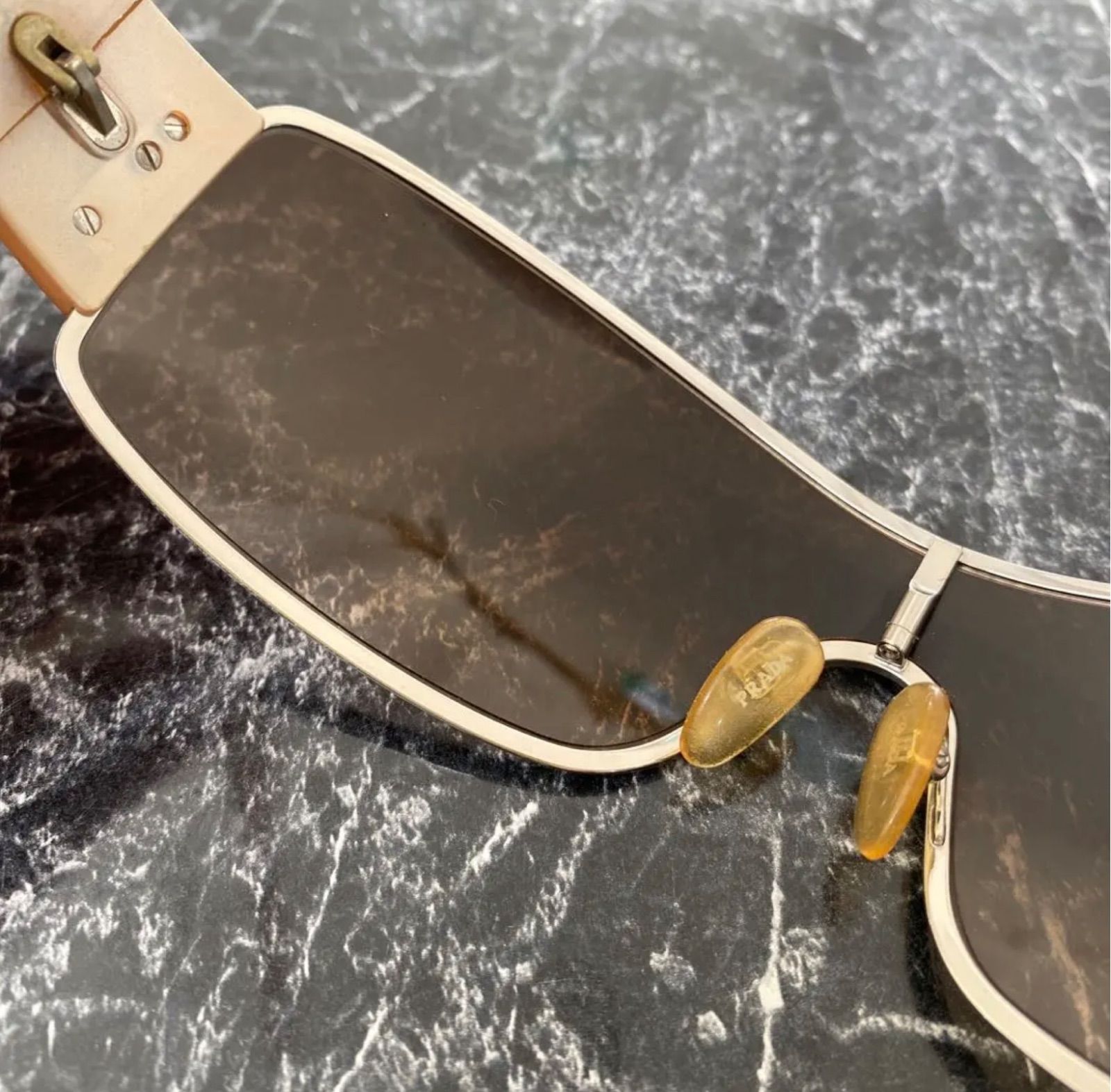 Prada SPR56H Sunglasses 1BC-6S1 125 Brown Used | eBay