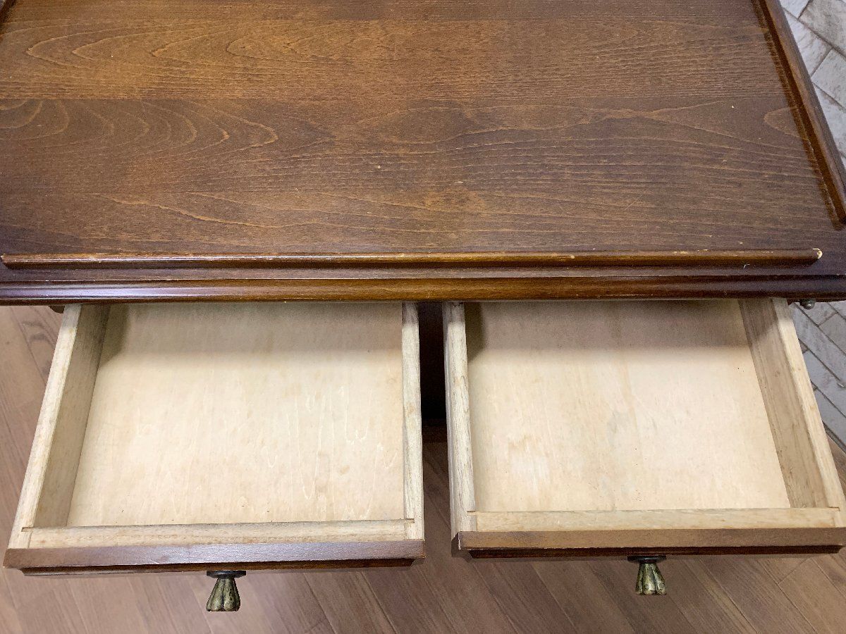 ◇カリモク Karimoku コロニアル キッチンワゴン ティーワゴン