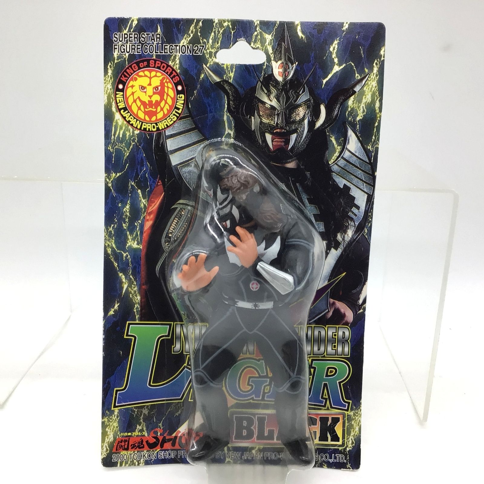 3013 【未開封】獣神サンダー・ライガー ブラック フィギュア 闘魂SHOP