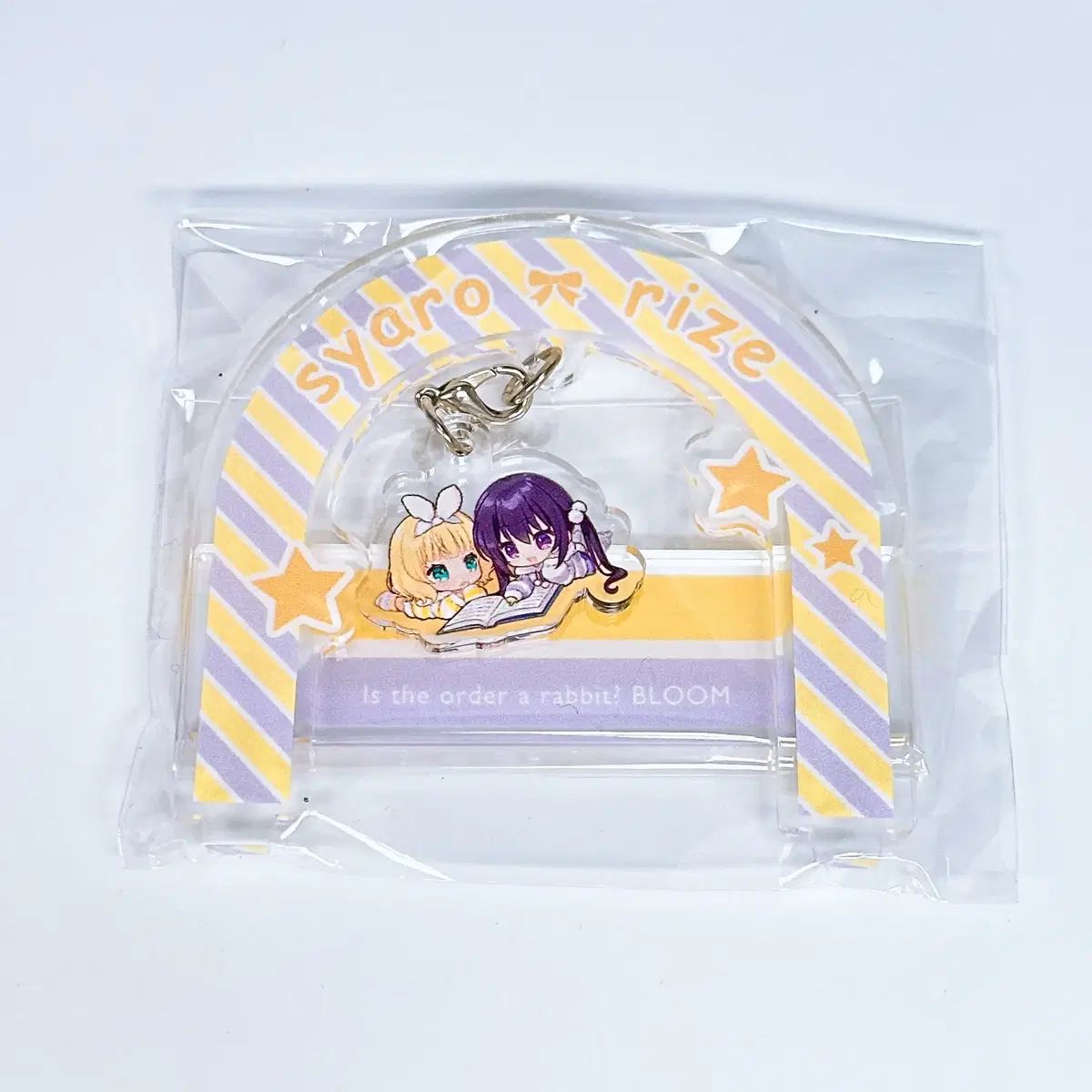 ご注文はうさぎですか？ シャロ＆リー アクリルキーホルダー スタンド