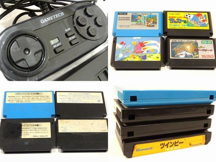 GAMETECH NEOFAMI ネオファミ ファミコンカセット4つ付き ◇ 互換機