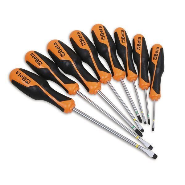 Beta ベータ 8本入 ドライバーセット ねじり強度 曲げ強度 マットクロームメッキ仕上げ 1263／D8 ドライバー 工具 ツール DIY