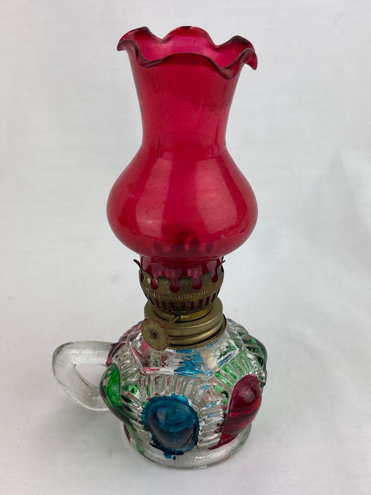 C-1 卓上オイルランプ 昭和レトロ オイルランタン カラフル - メルカリ