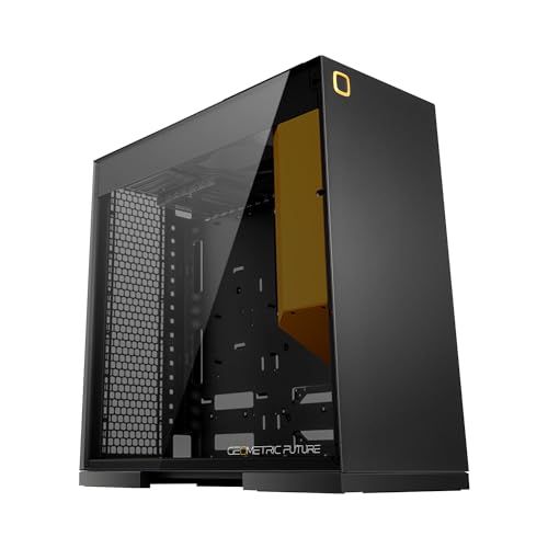 新品 GEOMETRIC FUTURE ミドルタワーPCケース Model 8 Lohan BLACK 4mm厚強化ガラス 360mmラジエーター2台同時搭載可能 E-ATX/ATX/Micro-ATX/ITX規格対応 GF-M8-LHN-BK 日本正規代理店
