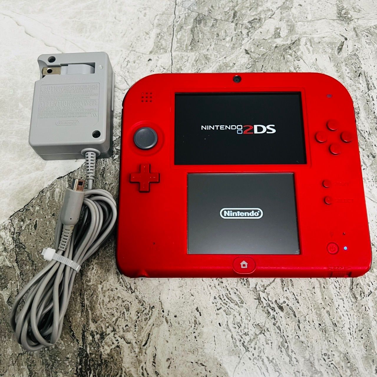 完動品】NINTENDO 2DS レッド - メルカリ