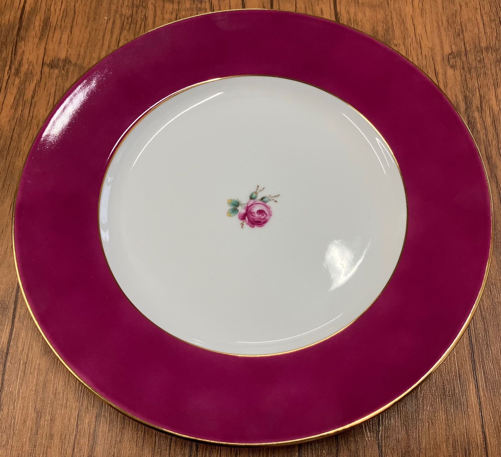 T044 Richard Ginori リチャードジノリ インペロカメリア 大皿 26cm 1