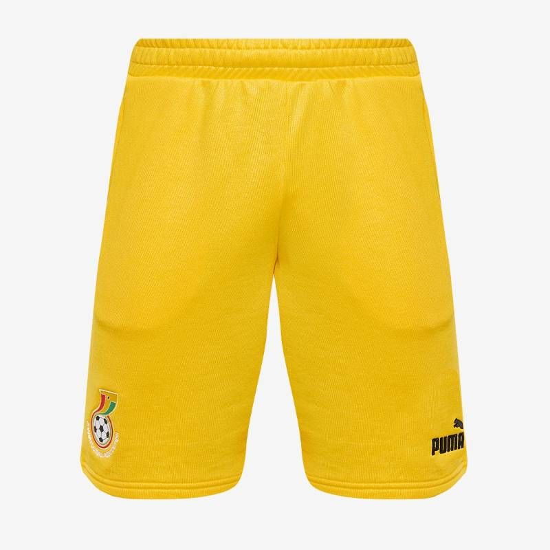 【送料無料・匿名配送】Mサイズ PUMA プーマ ガーナ代表 2024 公式 ショーツ 黄 新品 正規品 日本未発売 FtblCulture クドゥス ハーフパンツ